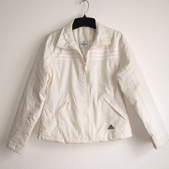 adidas Jackets & Blazers - Adidas White Jacket